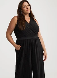 Surplice Tie Back Jumpsuit