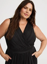 Surplice Tie Back Jumpsuit