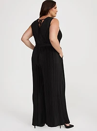 Surplice Tie Back Jumpsuit
