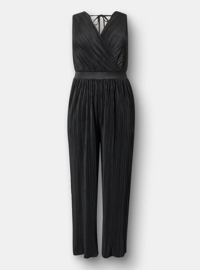 Surplice Tie Back Jumpsuit