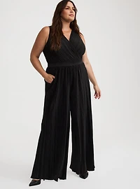 Surplice Tie Back Jumpsuit