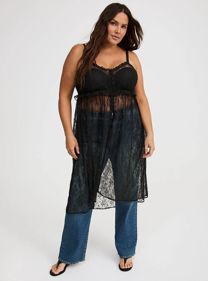 Lace Tunic Top