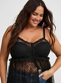 Lace Tunic Top