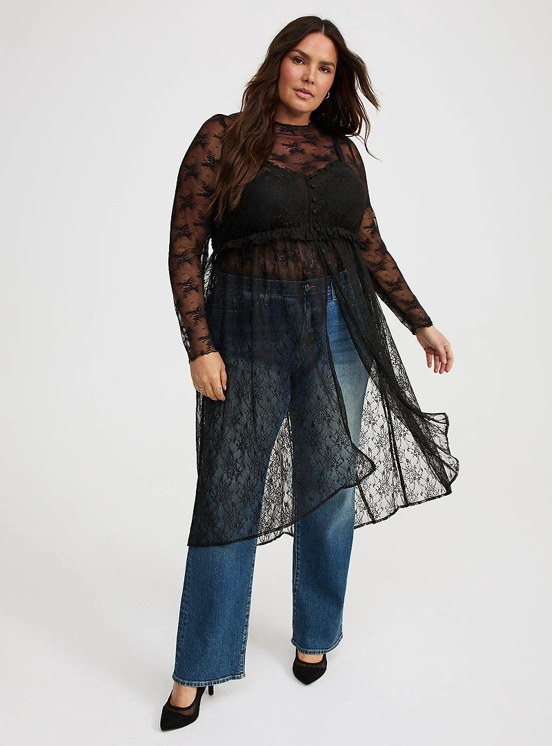 Lace Tunic Top