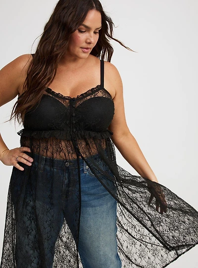 Lace Tunic Top