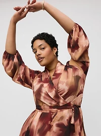 Studio Asymmetrical Wrap Dress