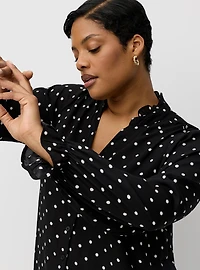 Georgette Button-Down Blouse