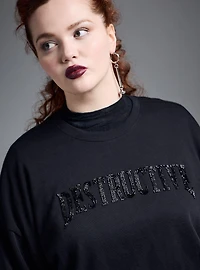 Nightfall Relaxed Cozy Fleece Sweatshirt
