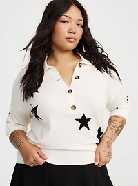Luxe Cozy Collared Pullover