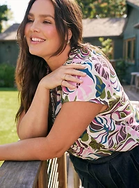 Belle Isle Ruffle Collar Top