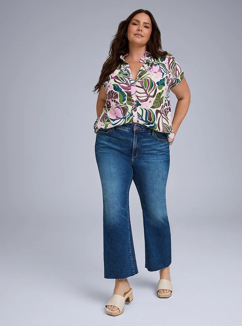 Belle Isle Ruffle Collar Top