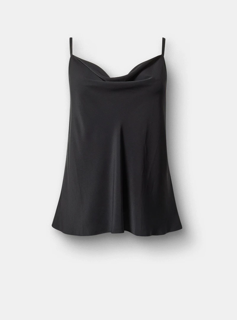 Studio Crepe de Chine Cowl Neck Cami