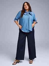 Belle Isle Bow Button-Up