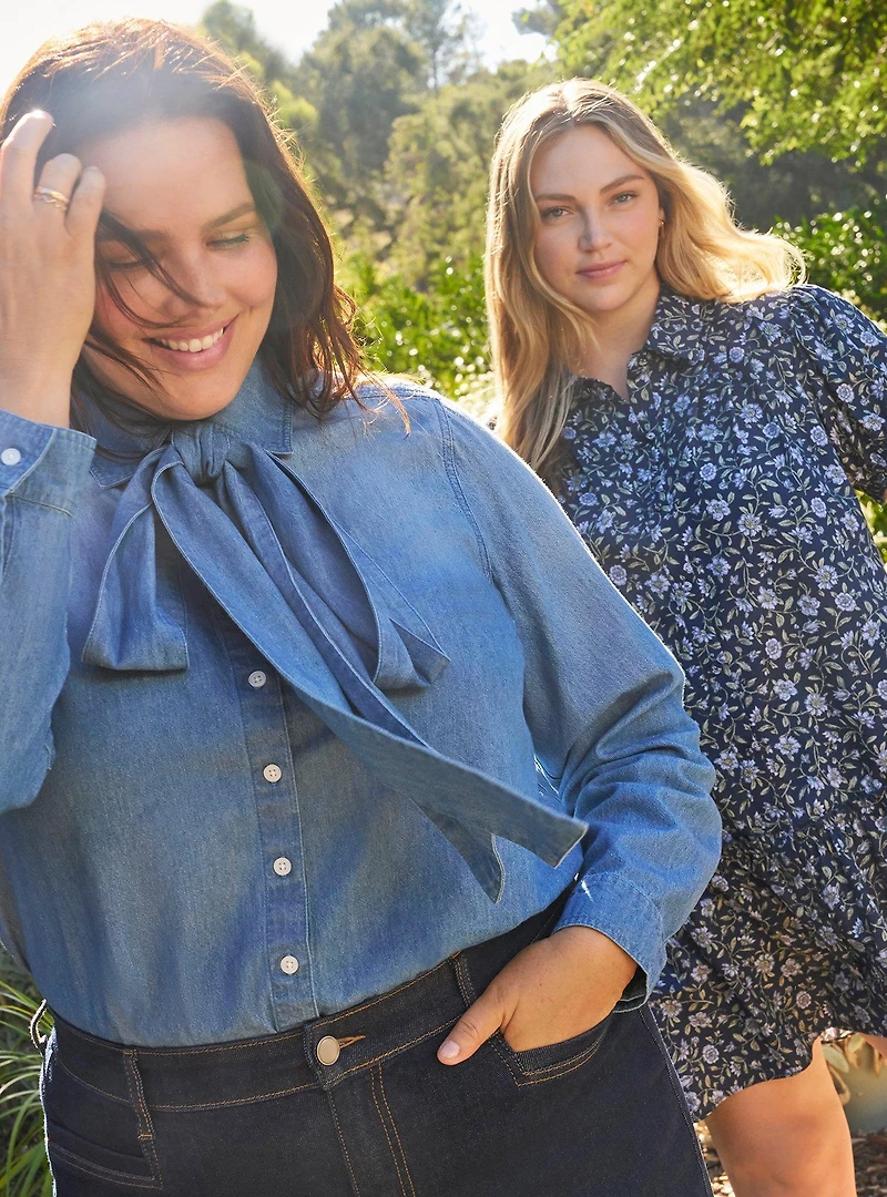 Belle Isle Bow Button-Up