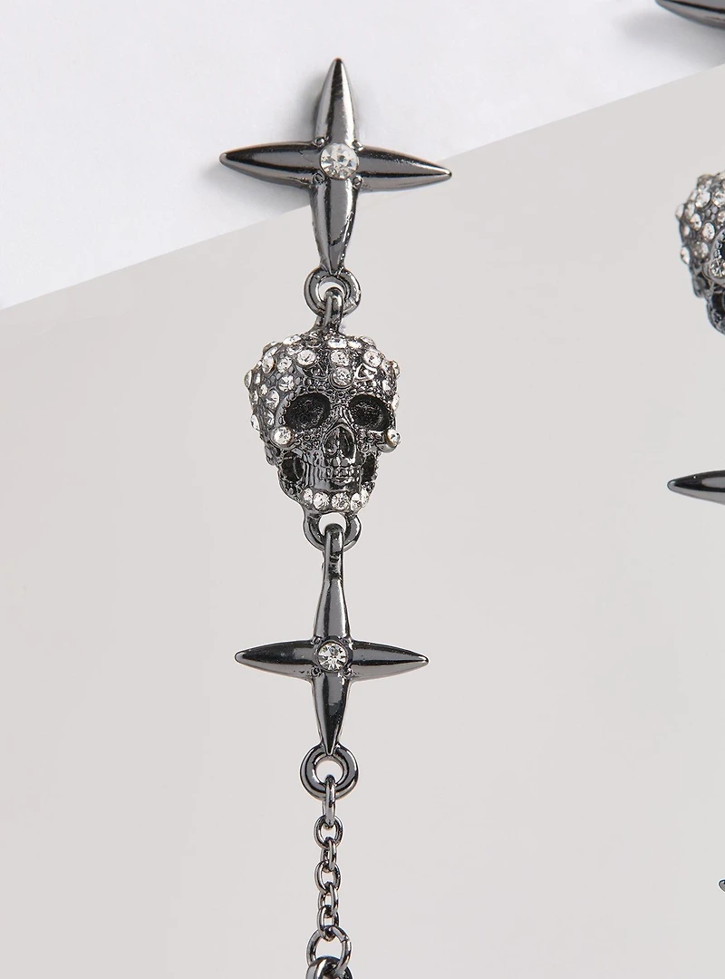 Skull Linear Earring