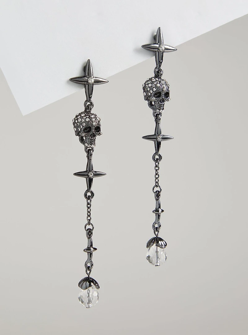 Skull Linear Earring