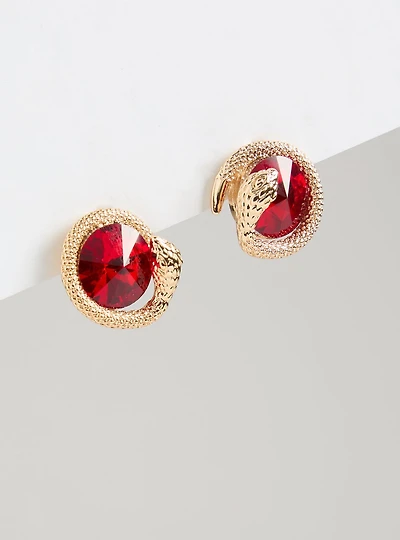 Snake Stud. Earring