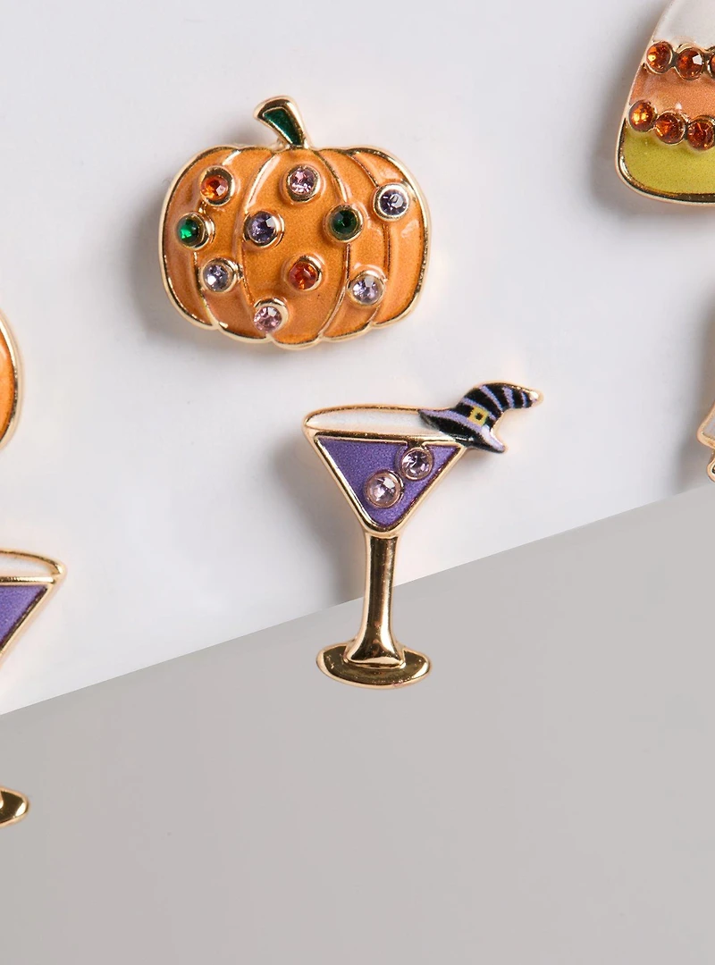 Halloween Stud Earring 6-Pack