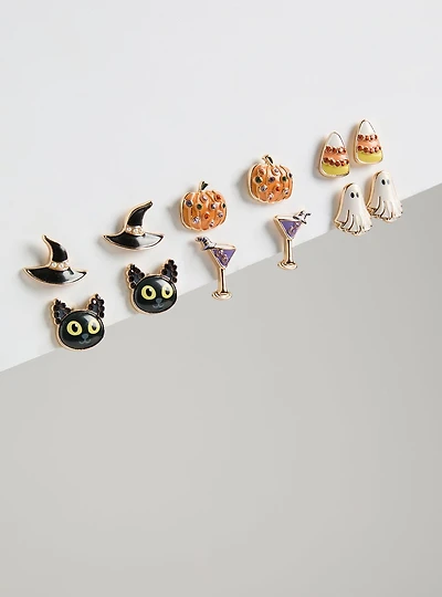 Halloween Stud Earring 6-Pack