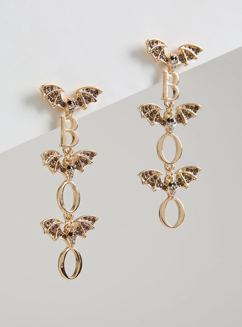 Bat Boo Linear Earring