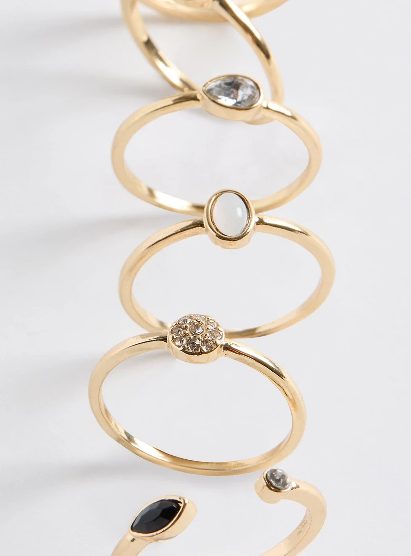 Stone Ring Set