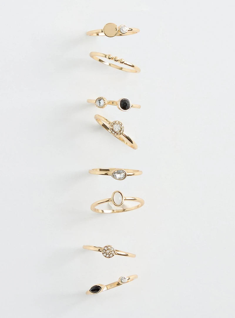 Stone Ring Set