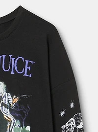 Beetlejuice Relaxed Fleece Sweatshirt