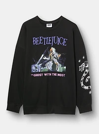 Beetlejuice Relaxed Fleece Sweatshirt
