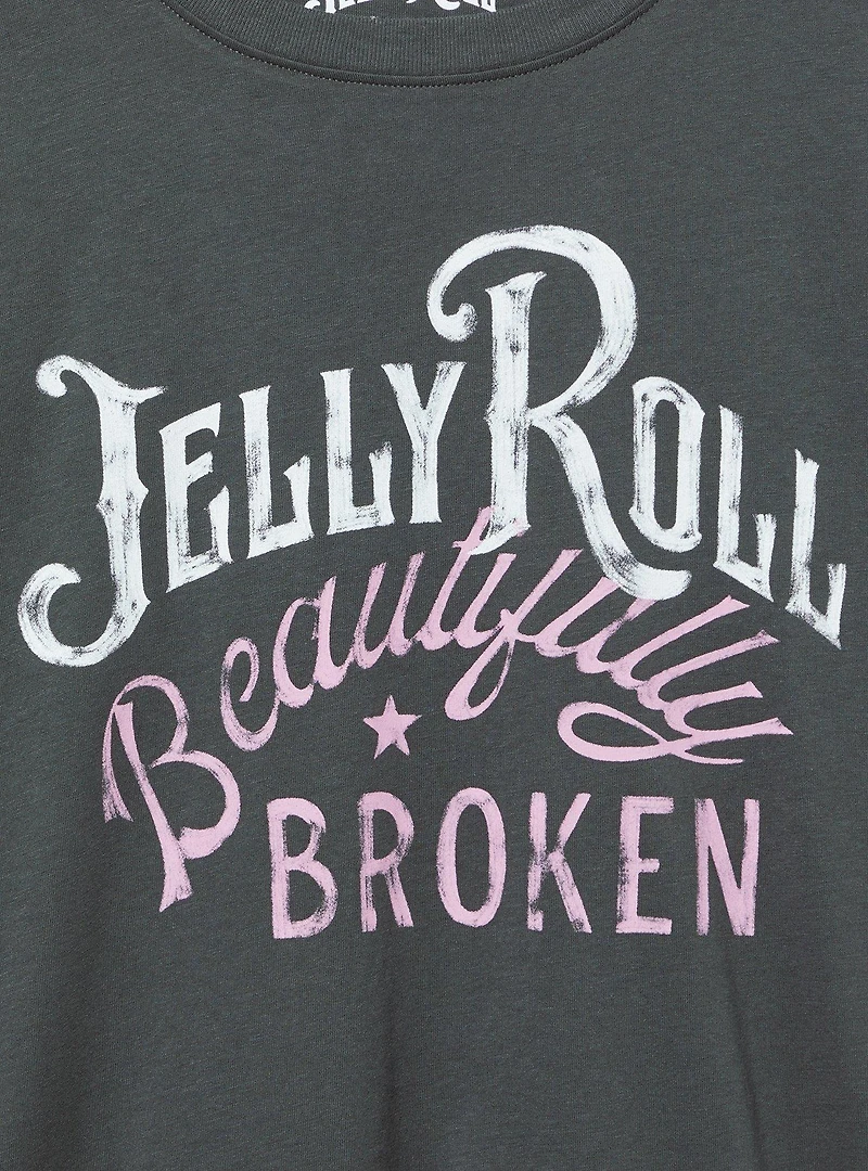 Jelly Roll Relaxed Cotton Jersey Tee