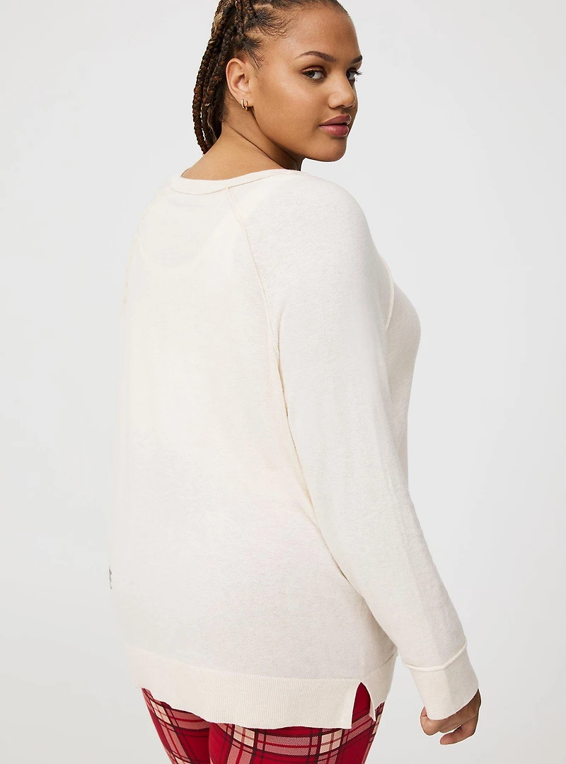 Crew Neck Pullover Top