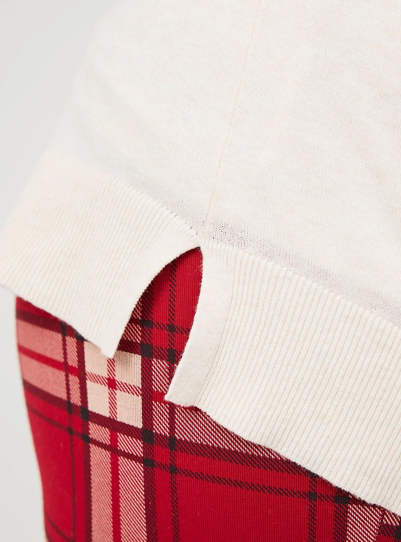 Crew Neck Pullover Top