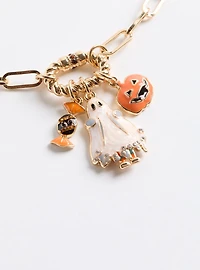 Halloween Link Charm Necklace