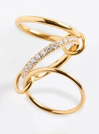 Interlocked Stacked Ring