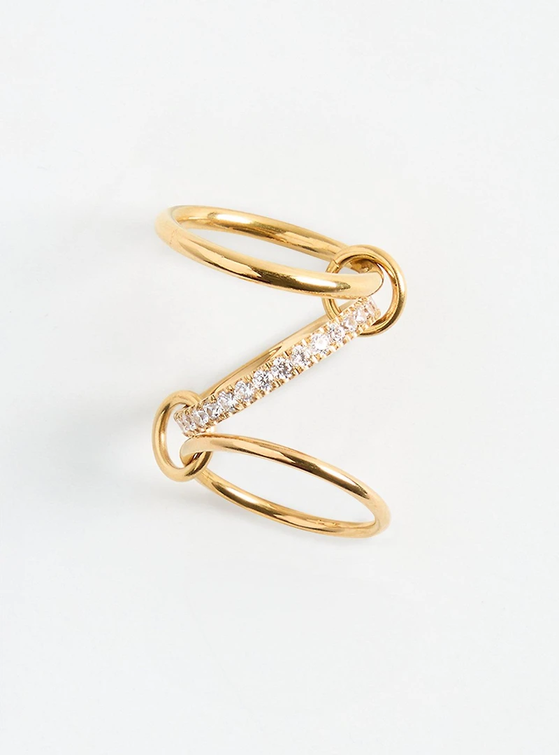 Interlocked Stacked Ring