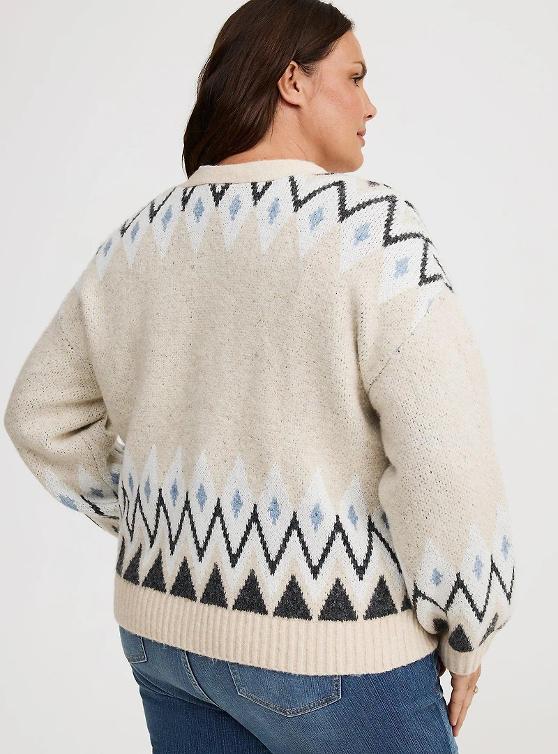 Vegan Cashmere Drop Shoulder Cardigan