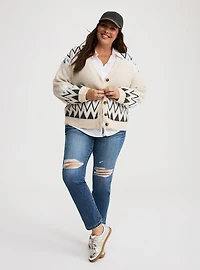 Vegan Cashmere Drop Shoulder Cardigan