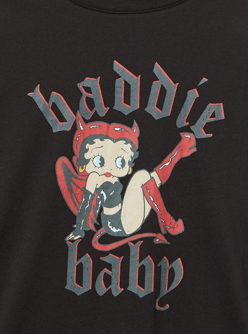 Betty Boop Relaxed Cotton Jersey Tee