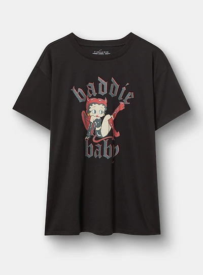 Betty Boop Relaxed Cotton Jersey Tee
