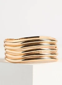 Smooth & Wavy Bracelet Set