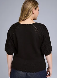 Belle Isle Puff Sleeve Sweater