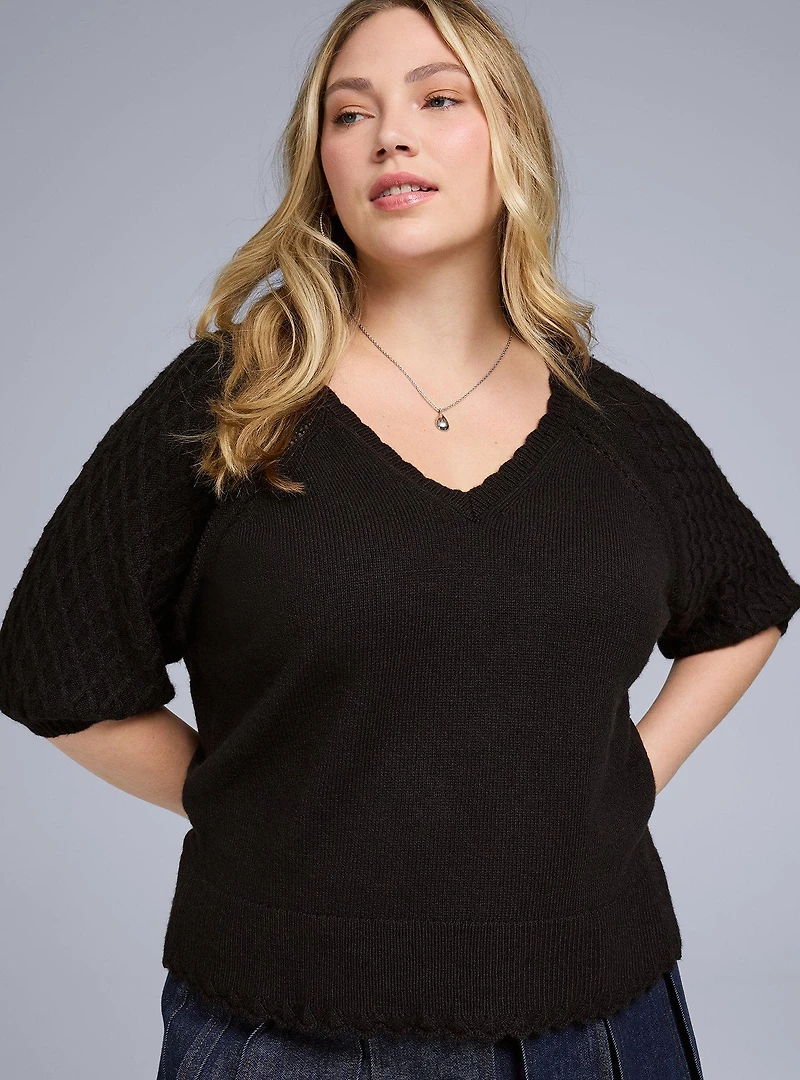 Belle Isle Puff Sleeve Sweater