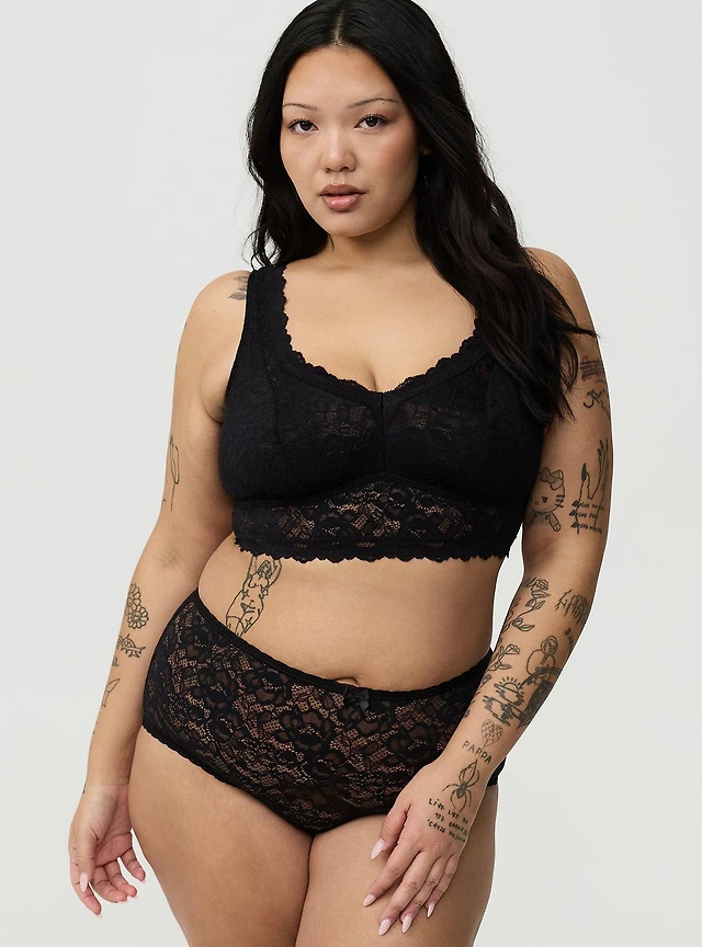 Super Soft Lace Crossback Bralette