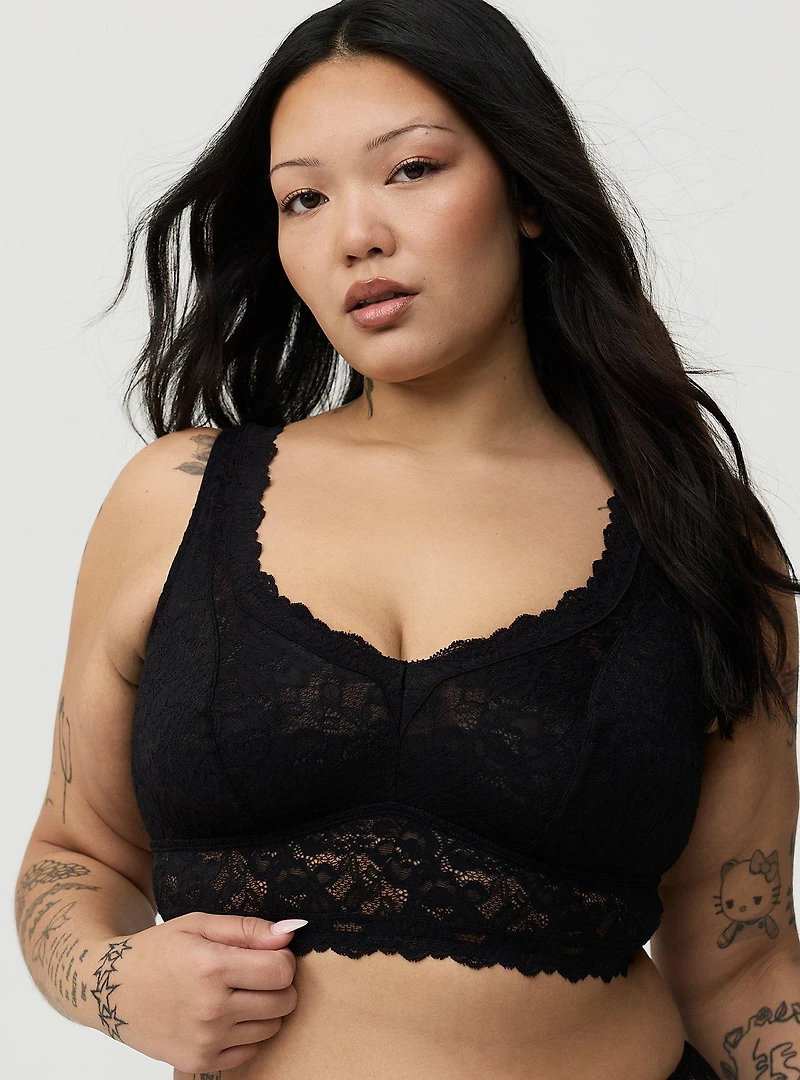 Super Soft Lace Crossback Bralette