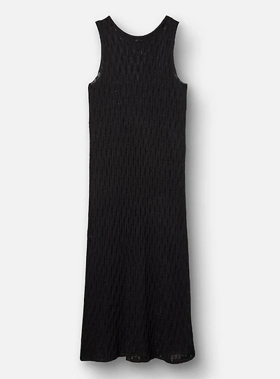 Open Knit Maxi Dress