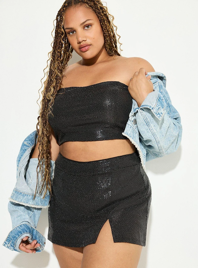 LoveSick Sparkle Tube Top
