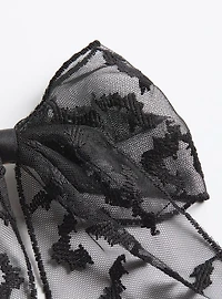 Bat Bow Barrette