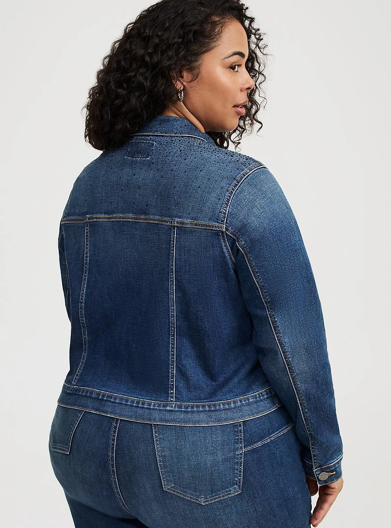 Zip Front Trucker Jacket