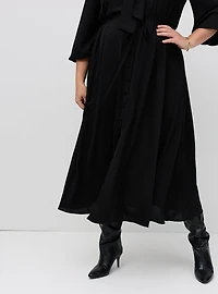 Studio Bow Button Front Dress