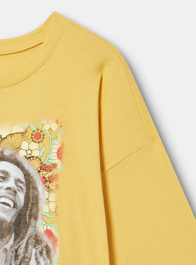 Bob Marley Oversized Cotton Jersey Tunic Tee