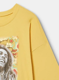 Bob Marley Oversized Cotton Jersey Tunic Tee